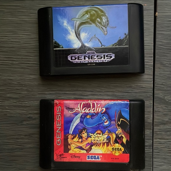 Aladdin and Ecco the dolphin games